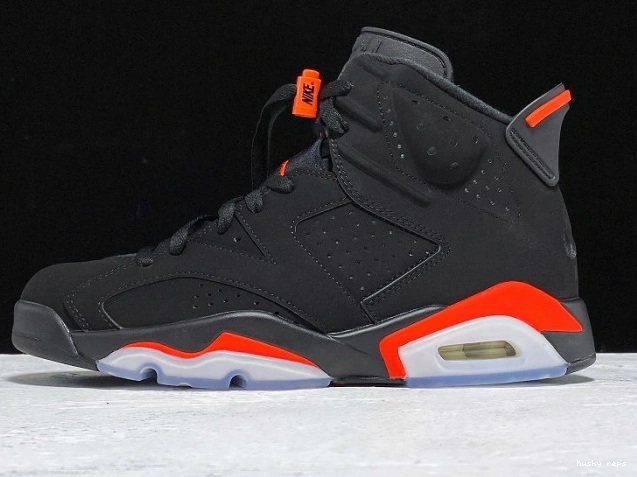 Husky Jordan Black Air 6 OG 384664-060 Infrared Retro 0728